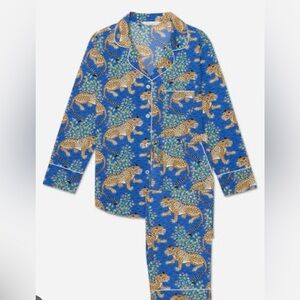 Printfresh Blue Leopard Print Pajama Set